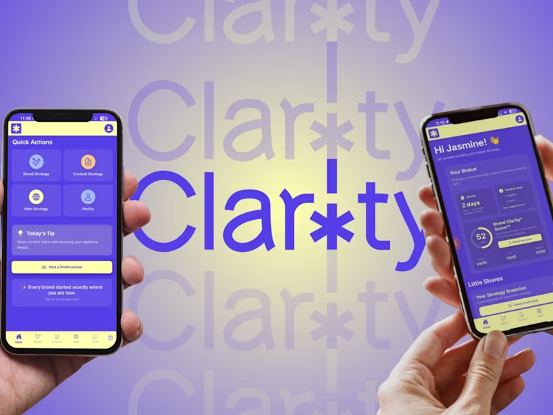 Cover image for Clar!ty: AI Brand Strategist for Founders
