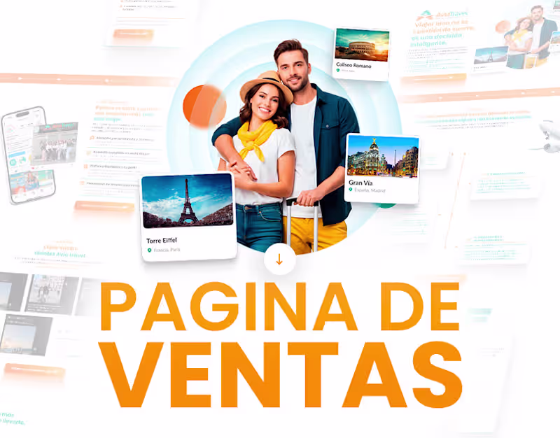 Cover image for Agencia de viajes - Landing Pages / Aviatravel