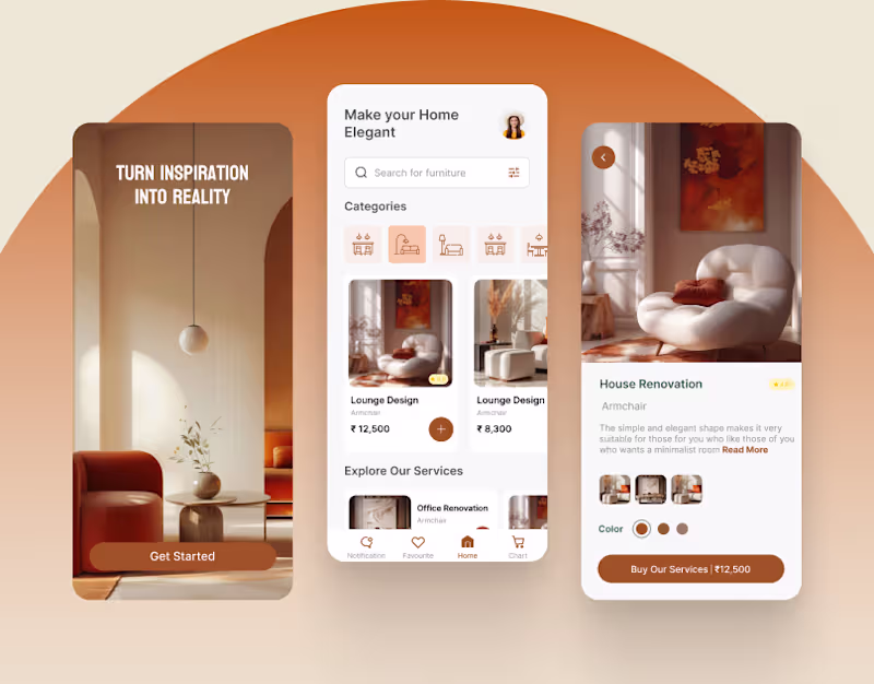 Cover image for Home Interior App Design