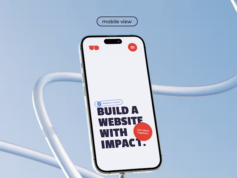Cover image for Build a solid Webflow website with creative design and animation