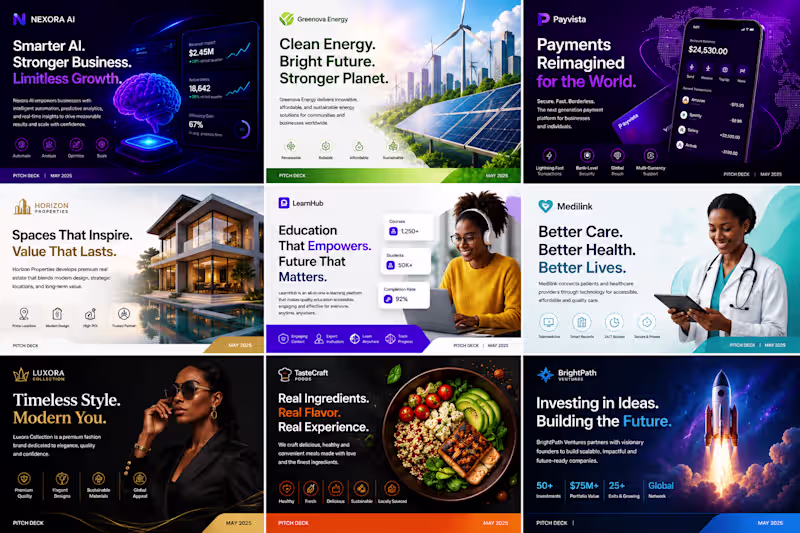 Cover image for Pitch Deck & Presentation Design for Startups