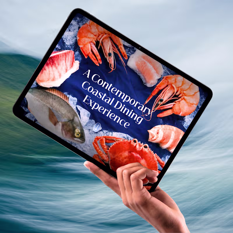 Cover image for Mareve - Coastal Dining Presentation Design