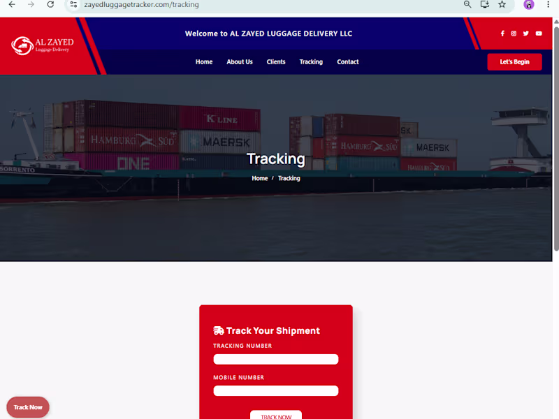 Cover image for *Al Zayed Luggage Tracking Platform*
Full-Stack