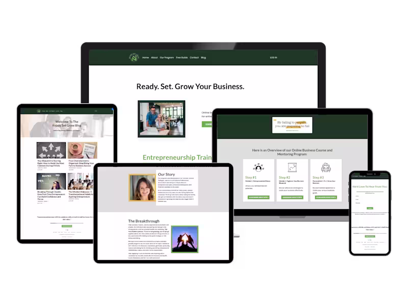 Cover image for How We Built a Professional Kajabi Website for Ready Set Grow