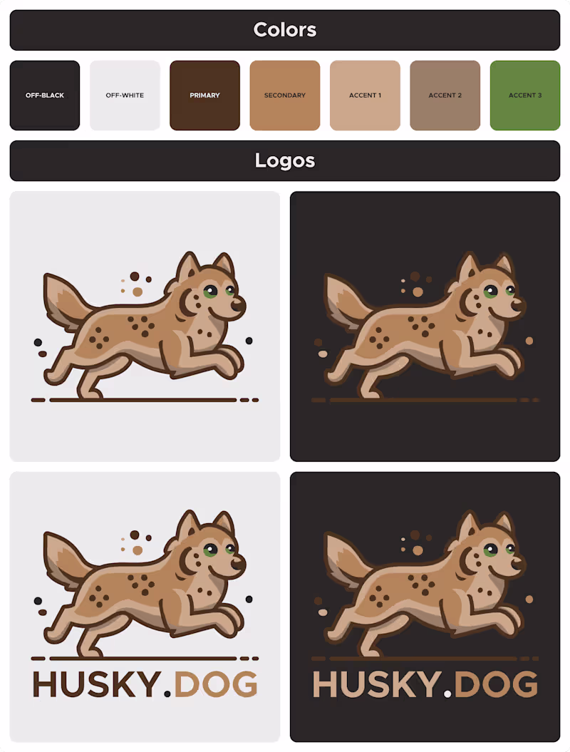 Cover image for Husky Dog Digital - Brand Guidelines