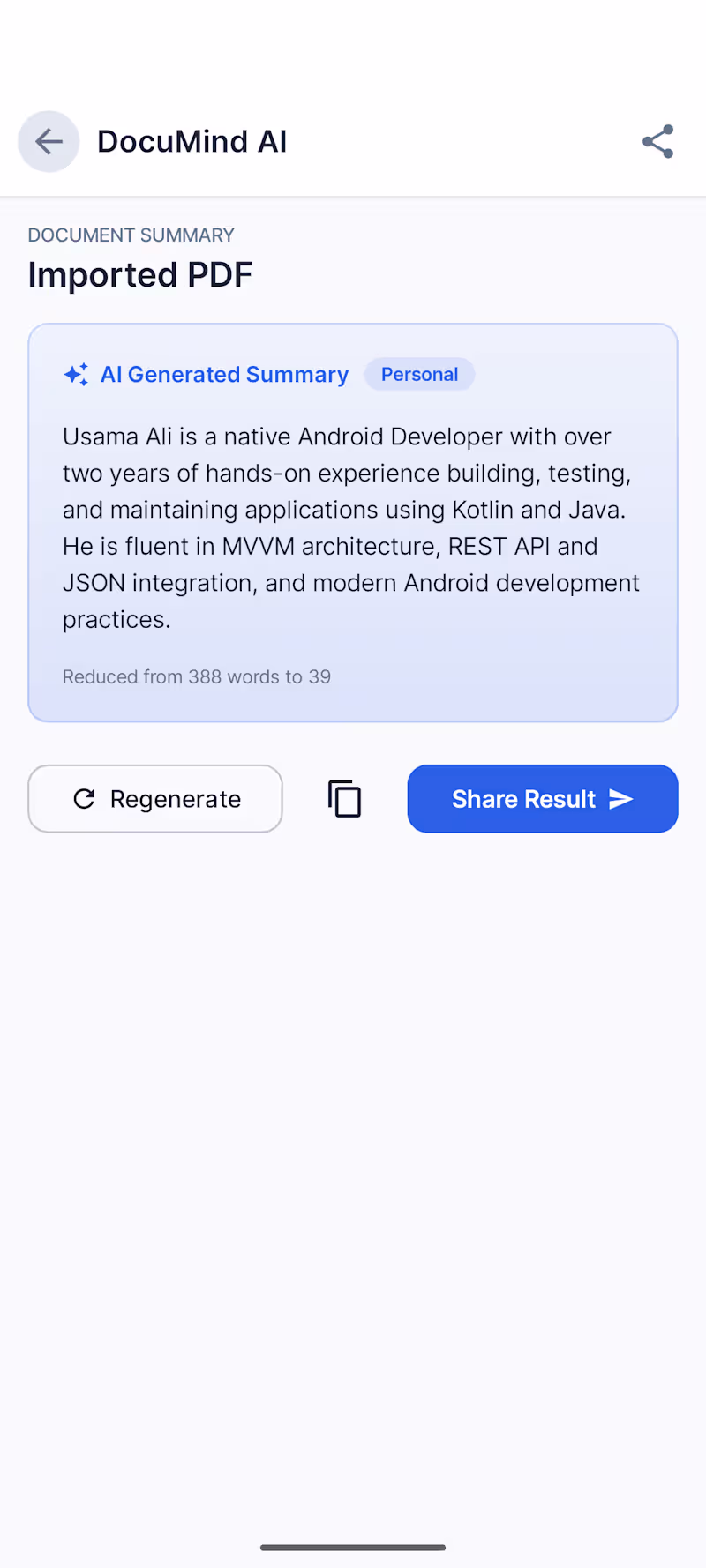 Cover image for DocuMind AI is a modern