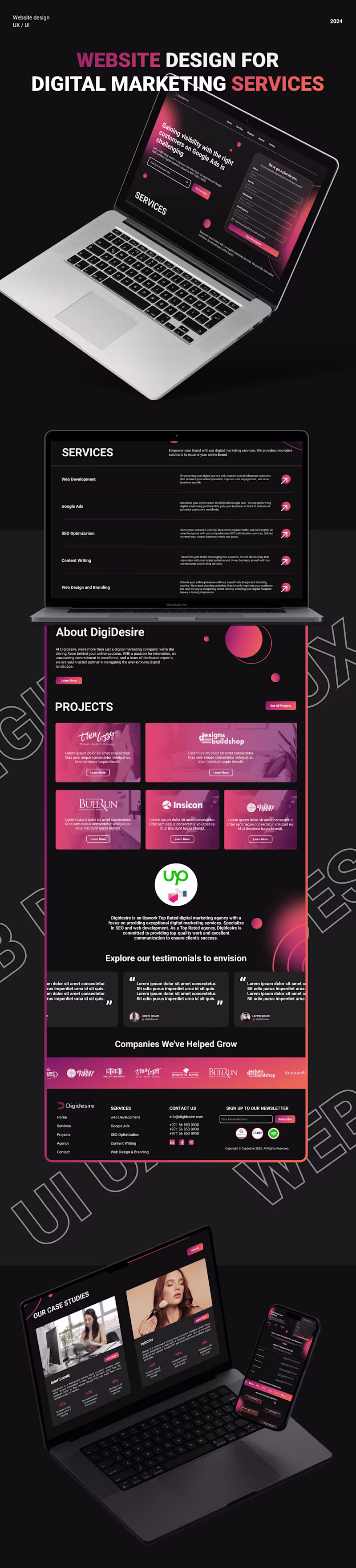 Cover image for DIGITAL MAEKETING WEBSITE DESIGN