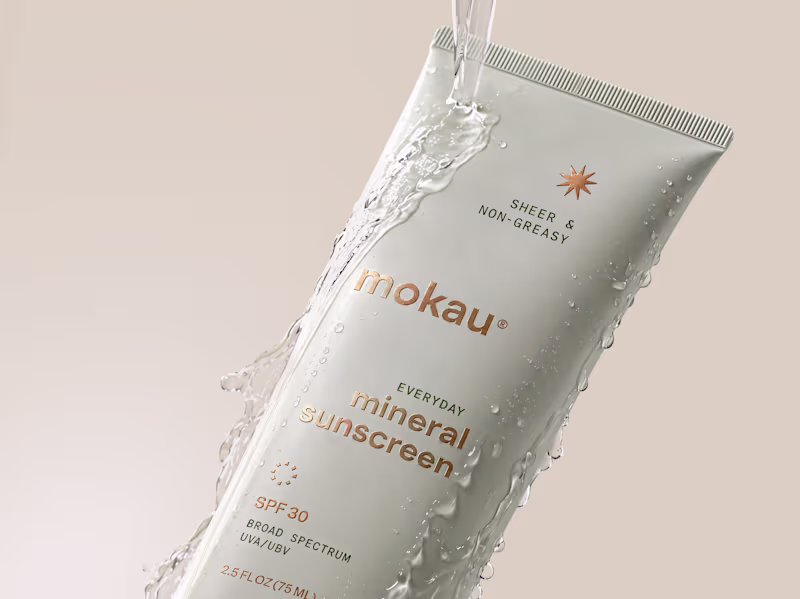 Cover image for Mokau | Sunscreen Packaging Design