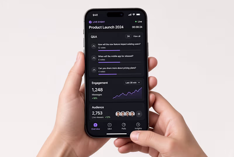 Cover image for VOXR: Enterprise Live Event Platform