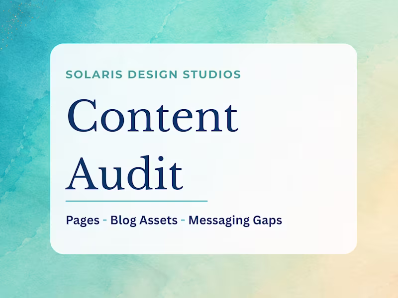 Cover image for Content Audit