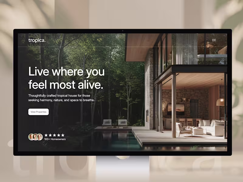 Cover image for Tropica - Property, Real Estate, Villa Template