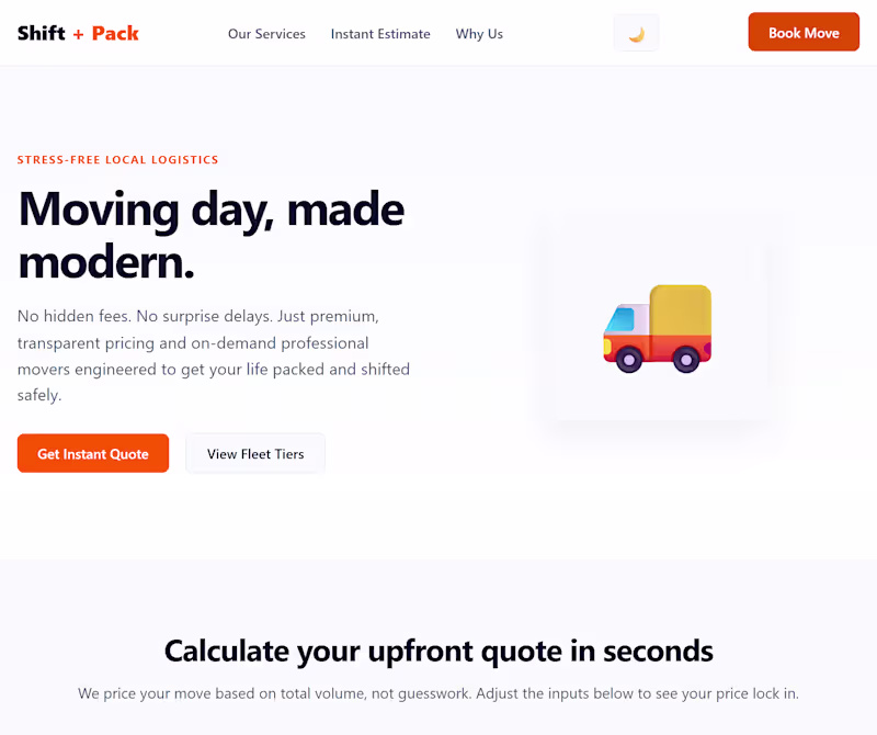 Cover image for High-Conversion Landing Page & UI Layout