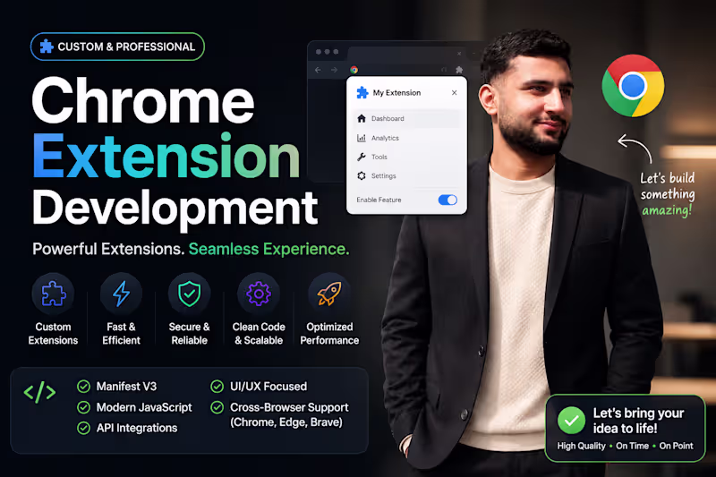 Cover image for Chrome Extension Development 