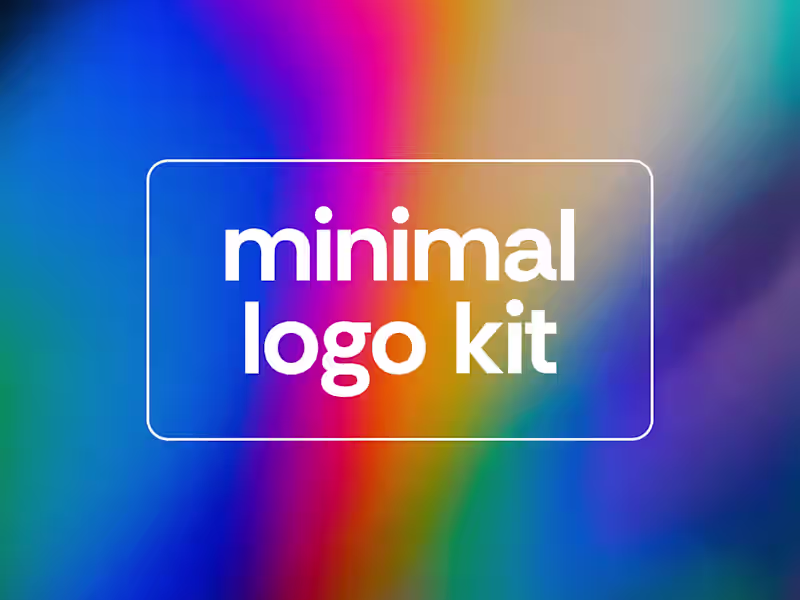 Cover image for Minimal Logo Kit
