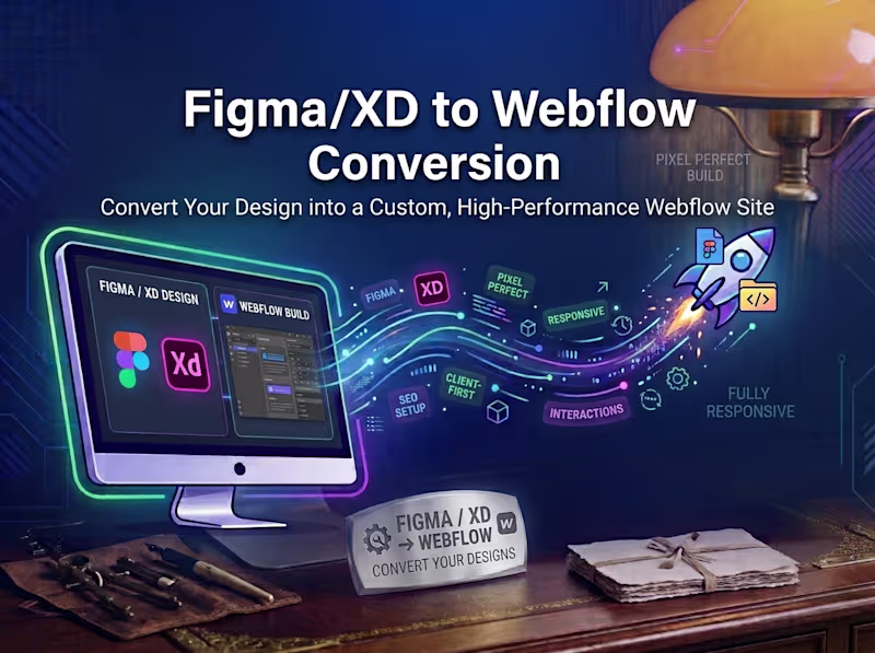 Cover image for Figma/XD to Webflow