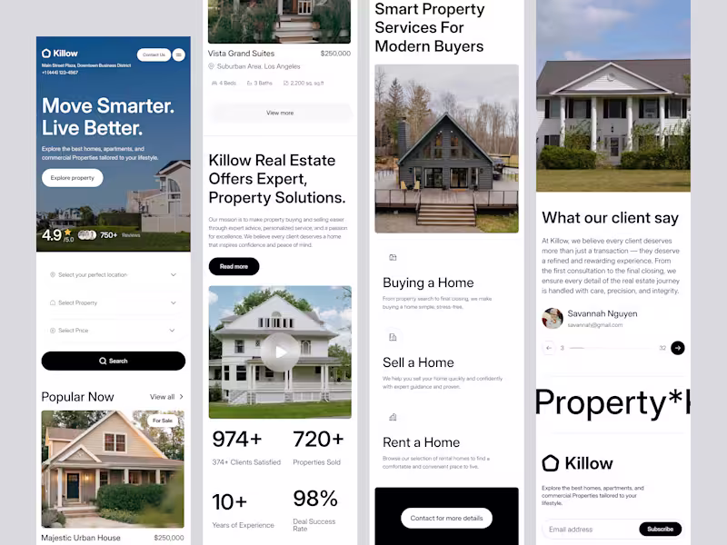 Cover image for Designed with a strong focus on property detail layouts and ...