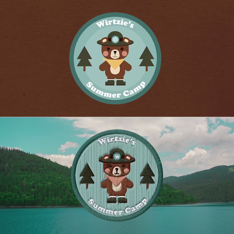Cover image for Summer Camp Logo and Stamp Design 