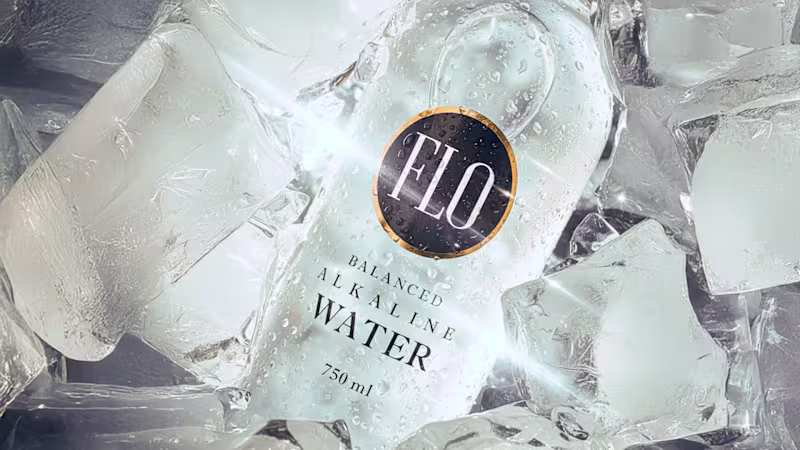 Cover image for FLO WATER - GLASS BOTTLE EDITION