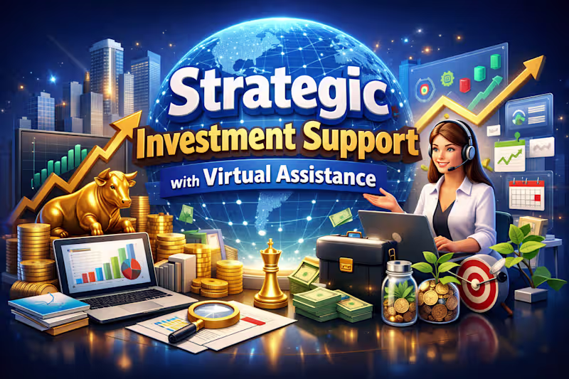 Cover image for I specialize in supporting investment