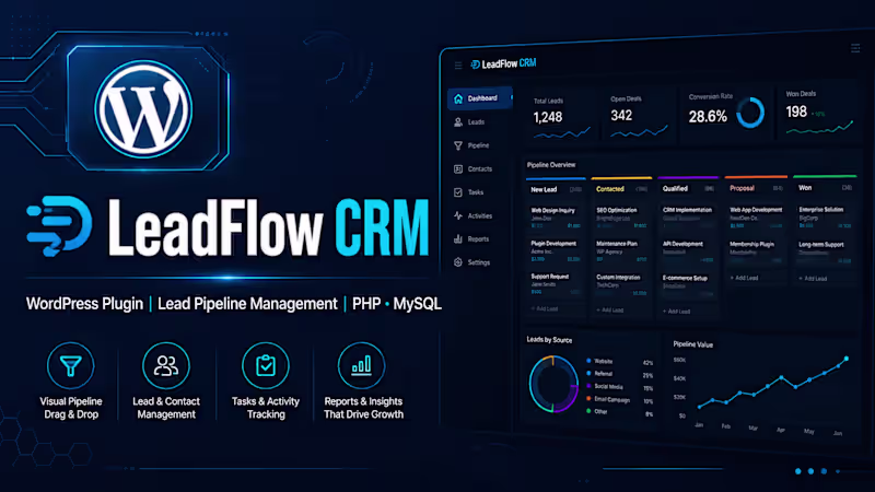 Cover image for Built a production-ready CRM plugin