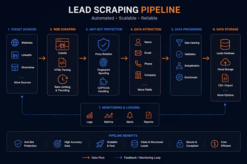 Cover image for Lead Scraping & Processing System