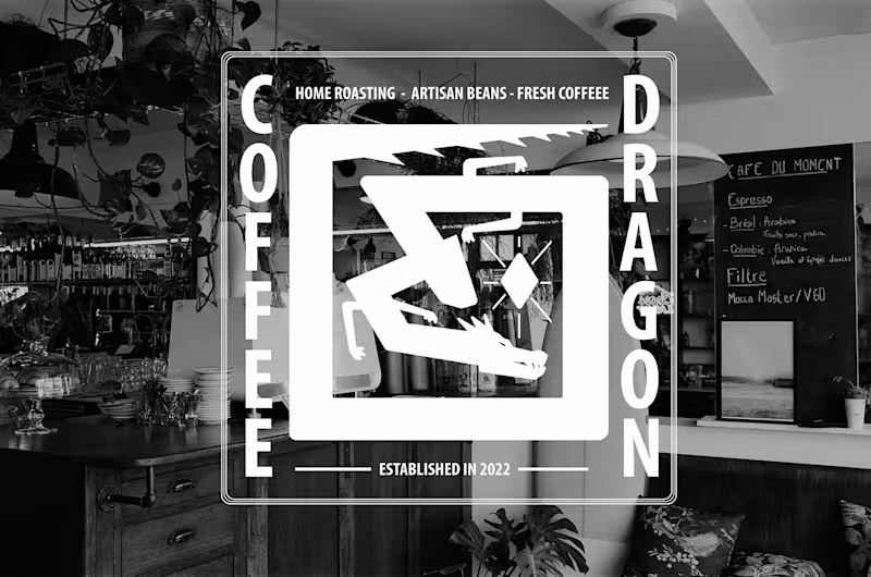 Cover image for Coffee Dragon - Coffeshop&roastery | visual identity 