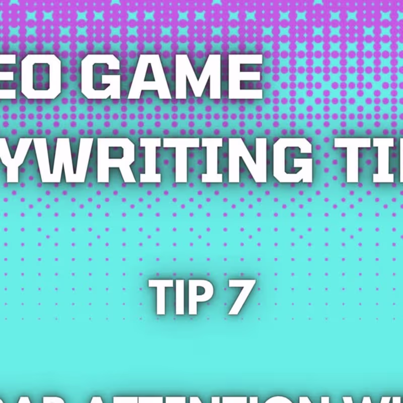 Cover image for Video Game Copywriting Tip - Grab Attention With Humor