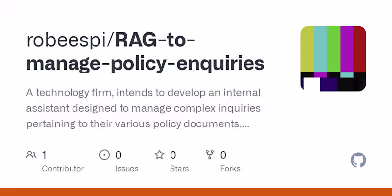 Cover image for AI Agent  for Policy Inquiry Management