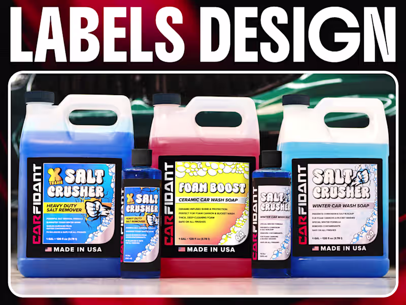 Cover image for Carfidant Label Design System