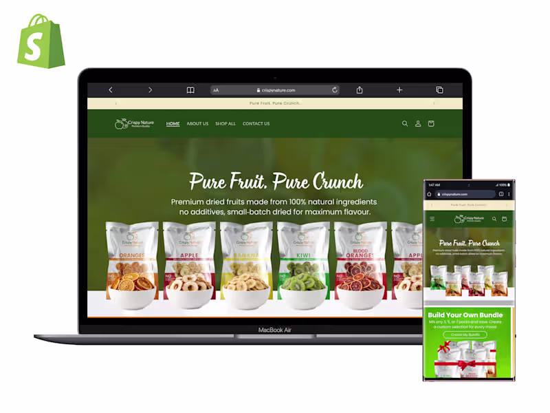 Cover image for Custom Shopify Store Design & Build