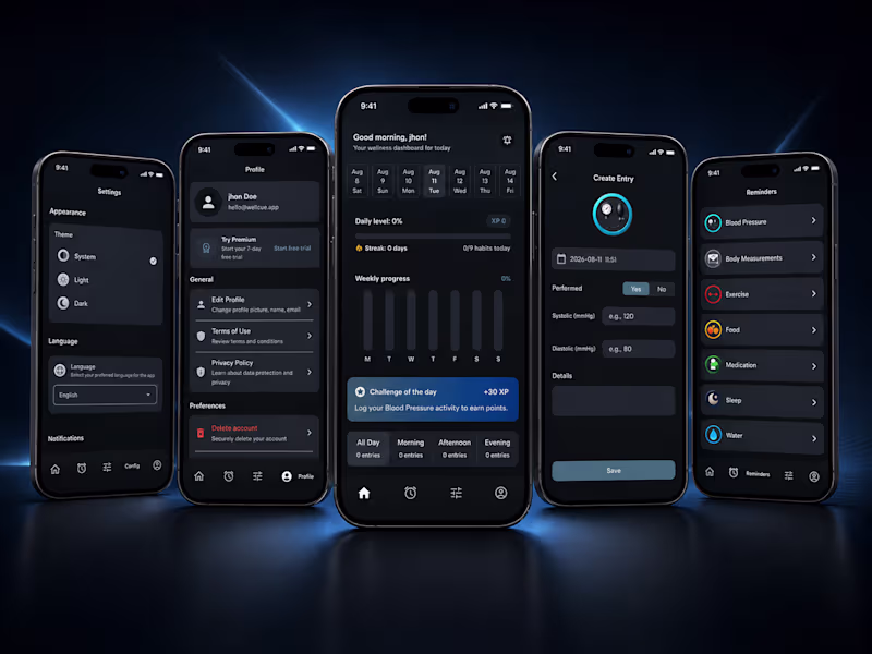 Cover image for Wellcue – Comprehensive Health Tracking
