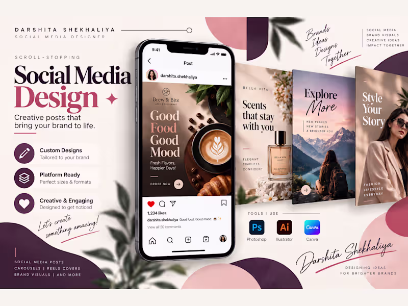 Cover image for Instagram Social Media Post Design