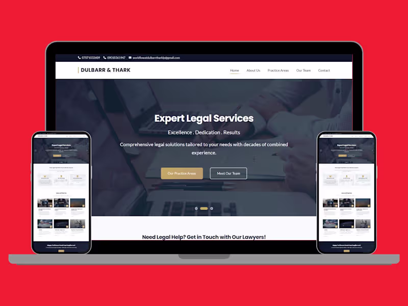 Cover image for Designed a modern, high converting