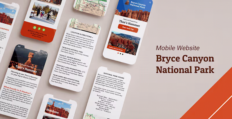 Cover image for HTML/CSS: Mobile Website :: Behance