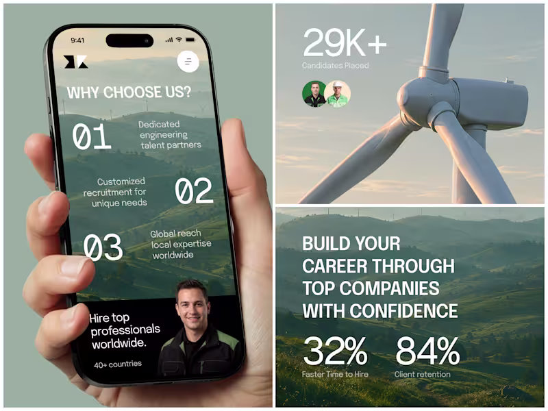 Cover image for Engineering Recruitment Mobile App UI Design