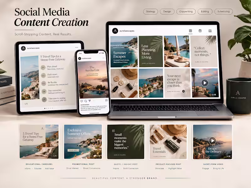 Cover image for Social Media Content Creation