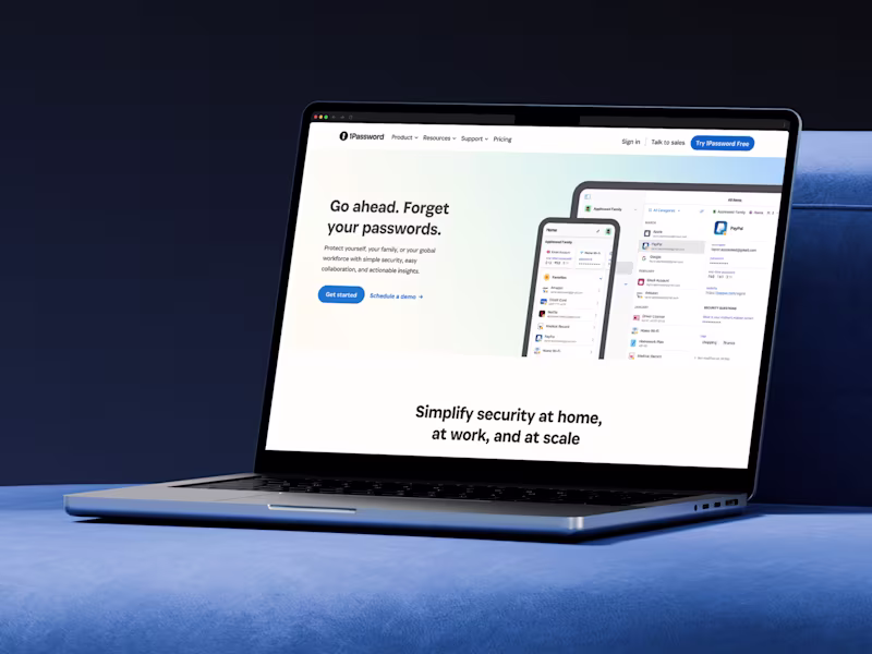 Cover image for 1Password - Website redesign and brand refresh