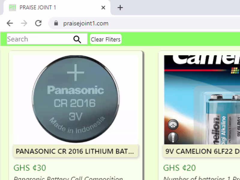 Cover image for PJ1 BATTERIES AND TECH