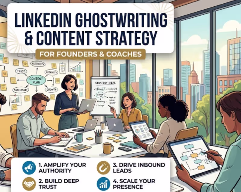 Cover image for LinkedIn Ghostwriting & Content Strategy