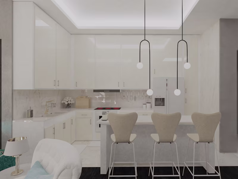 Cover image for I will create detailed Interior 3D Renders