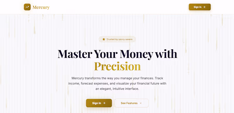 Cover image for Discover Mercury: Your Personal Finance Dashboard Solution