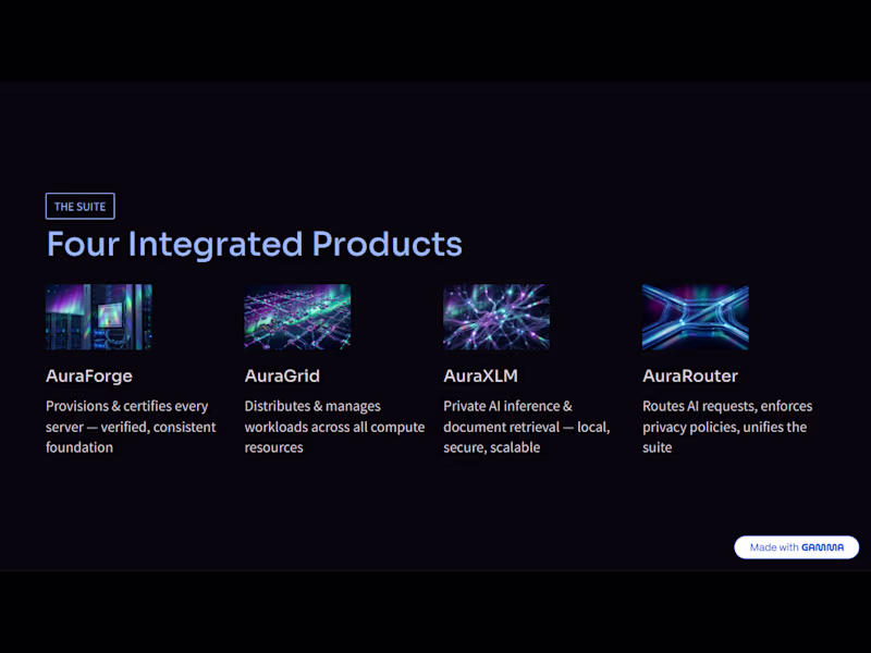 Cover image for AuraForge: Sovereign AI Infrastructure for