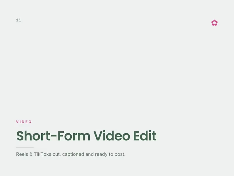 Cover image for Short-Form Video Editing