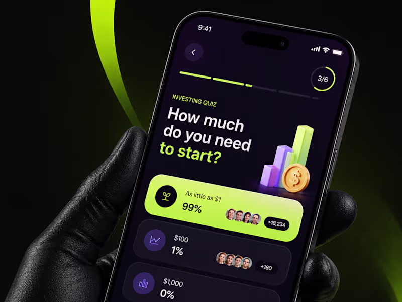 Cover image for Stock Investment Mobile App UI Design