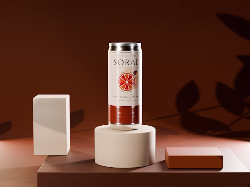 Cover image for SORAE Sparkling | Product CGI in Blender