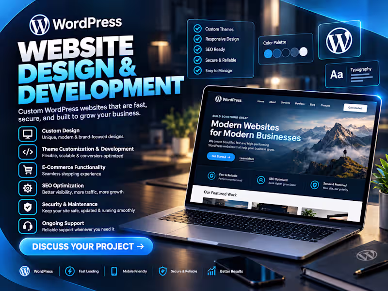 Cover image for WordPress Website Design & Development