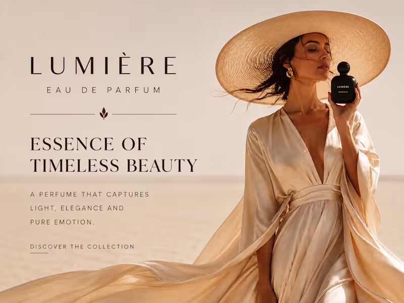 Cover image for Perfume Advertising Campaign Premium Commercial Brand