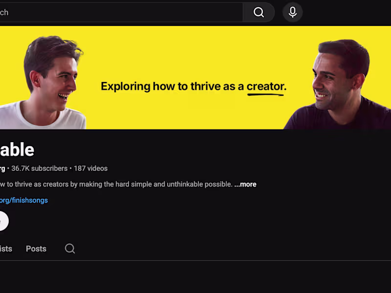 Cover image for YouTube Video Editing — Noteable