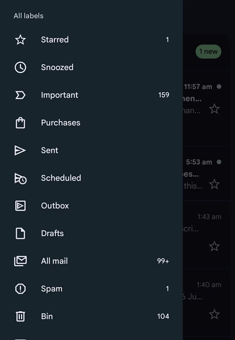 Cover image for A disorganized  inbox [email]