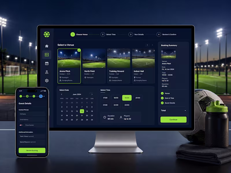 Cover image for Sports Venue Booking Platform